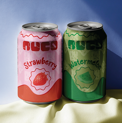 NUCO Soda Can - Branding branding design graphic design illustrator logo mockup packaging photoshop