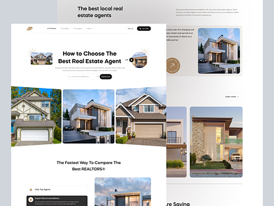 Real Estate Agency Landing Page agency landing page agent architecture buildingproperty buy house homepage house landing landing page landing page design property agency property management property website real estate real estate agency rent house residence ui ux web templates website design