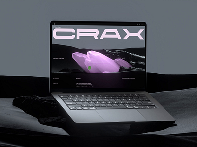 Crax Dapp - Hero Interactio 3d animation branding crypto design hero section mobile product design ui visual identity web design web3