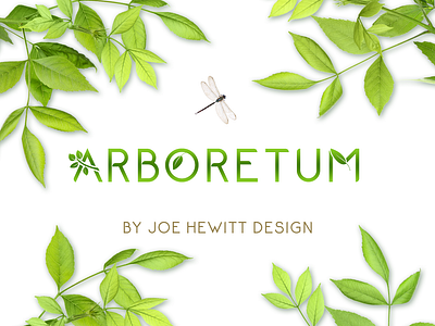 Arboretum font branding eco friendly environment fonts green logo typography