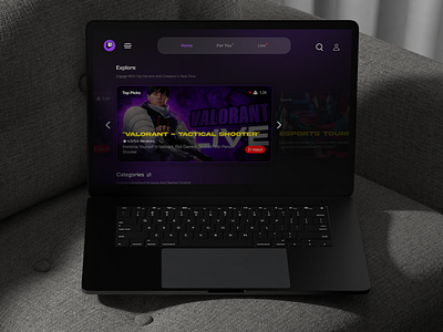 Twitch website gets a new outlook! product design responsive design ui uiux user experience user friendly ux web design website design