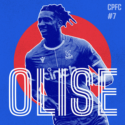 Talisman Project: Michael Olise art crystal palace design epl football football player illustration michael olise photoshop premier league soccer