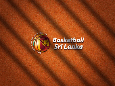 Basketball Sri Lanka basketball brand branding design graphic design identity illustration logo logo design malith weeramuni modern national basketball sri lanka sri lanka basketball vector