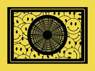 Smiley digital art graphic graphic design illustration logo poster art stickers typography vector