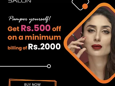 Lakme Salon branding graphic design ui