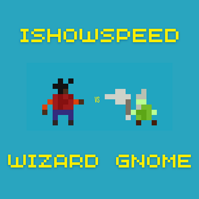 IShowSpeed vs Wizard Gnome funny ishowspeed pixel art wizard worldbox youtuber