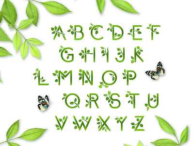 Arboretum font 9 branding green logo