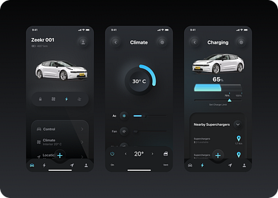 Concept Zeekr app by Perfsol on Dribbble