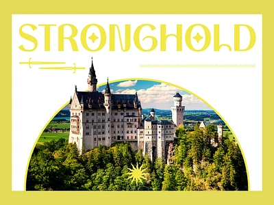 Stronghold digital art font graphic design poster poster design symbol typography