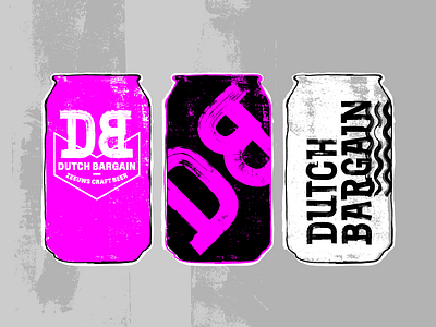 Dutch Bargain beer branding craft beer design grungy hand lettering lettering logo packaging textures type typography vector