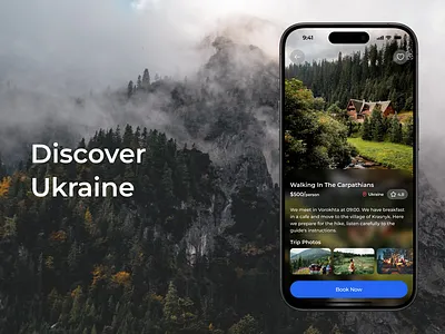 Travel Mobile App 3d animation app branding design graphic design illustration logo mobile motion graphics travel trip ui ux