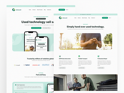 Circulary Website figma graphic design landingpage mobileresponsive ui userexperience userinterface ux website