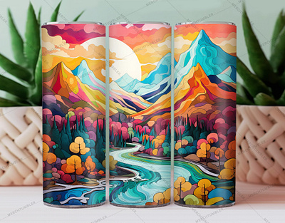 Natural Elements Skinny Tumbler Wrap 20 oz tumbler 30 oz tumbler color image custom design designs tumbler elements vector illustration natyral template photography skinny tumbler sublimation tumbler art tumbler design tumbler sublimation tumbler vector art tumbler warp vector art waterslide tumbler