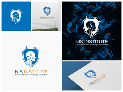 NIS Institute Logo Design adobeillustrator branding brandlogo creativelogo cyberresilience cybersecurity graphic design logo logodesign nisinstitute