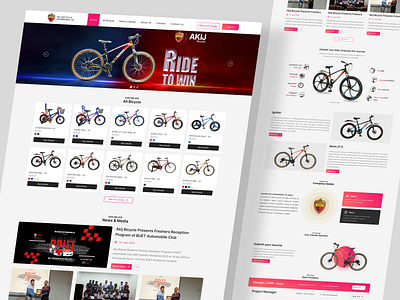 Akij Bicycle Website Design – Buy Cycles Online akij bicycle bicycle shop bicycle website bikes buy cycle colorful cycle e commerce modern website mountain bike mtb cycle online bicycle store responsive design ride travel ui uiux design user experience user interface web design