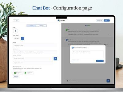 Your Intelligent Chatbot Meet JakMet figma graphic design ui ux web design