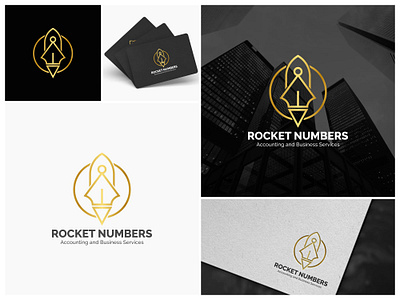 Rocket Numbers Logo Design accounting adobeillustrator branding brandlogo businessconsulting graphic design logo logodesign rocketnumbers