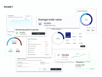 Mxney app branding cards design development elements grafics money service page ui ux