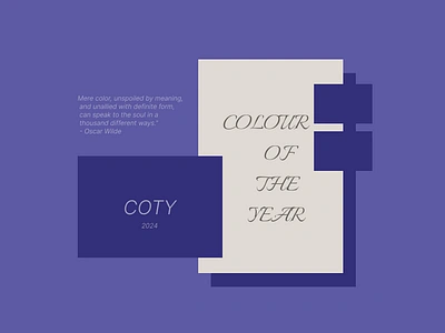 Colour Of The Year (Attractive Design) attractive design branding colour of the year coty design designing effects figma graphic design ui uiux ux visualization