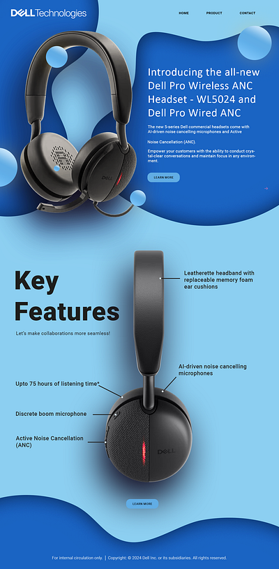 Dell Pro Wireless branding graphic design ui