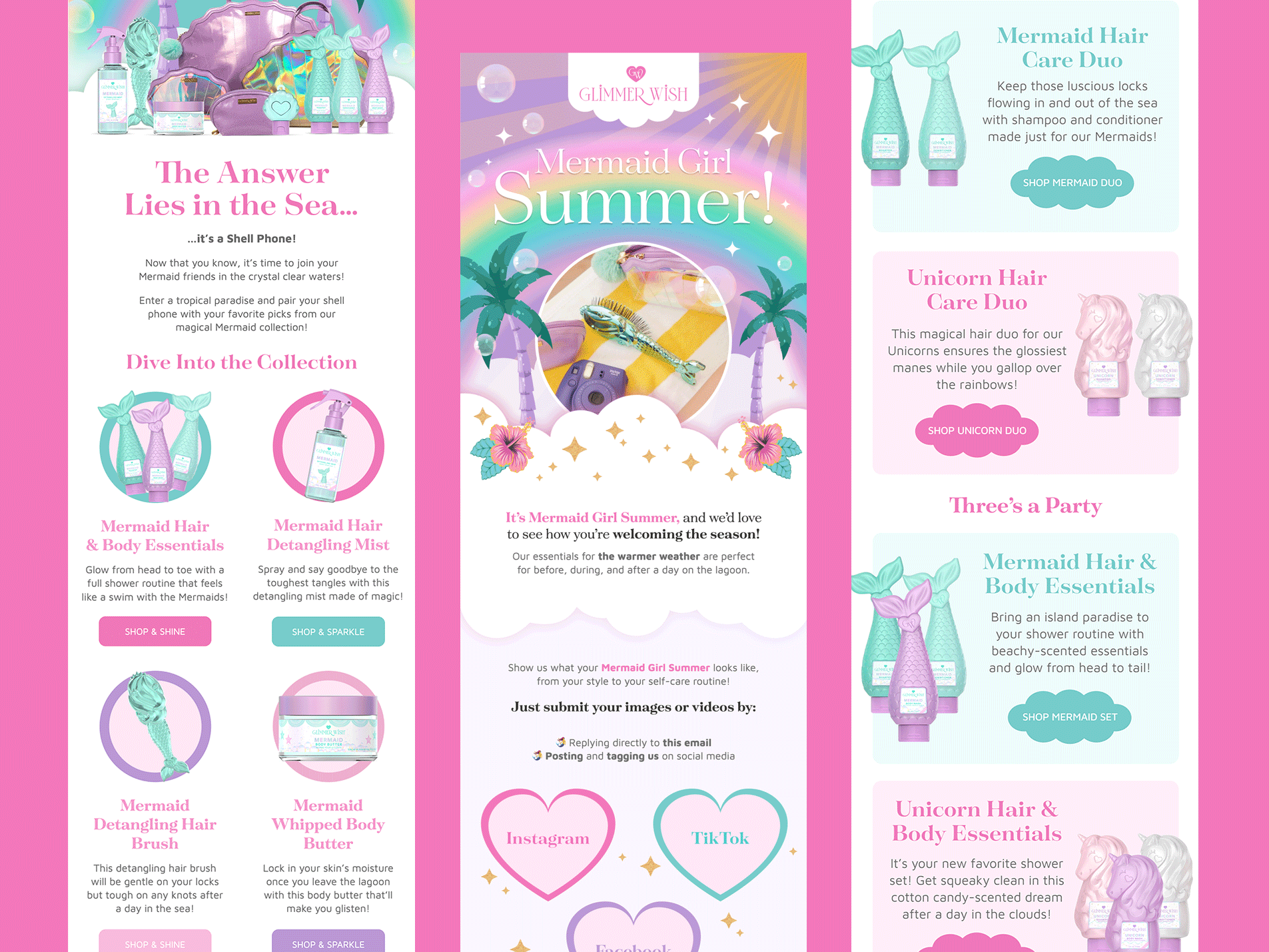 Email Design for Beauty and Cosmetics Brand email email design email marketing klaviyo newsletter newsletter design