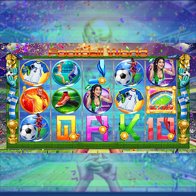 Football World animation casino casinogames gambling gaming slot slotmachine