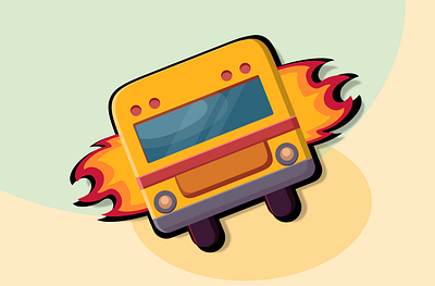 Bus illustration design illustration vector