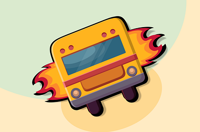 Bus illustration design illustration vector