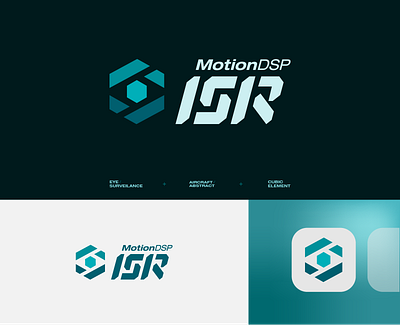 MotionDSP ISR™ branding custom type isr logo logomark logotype video