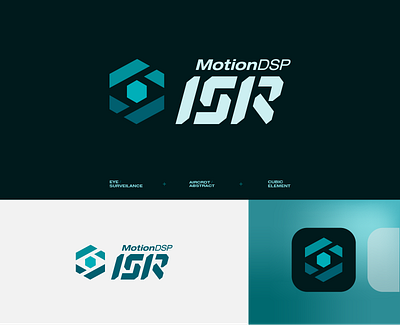 MotionDSP ISR™ branding custom type isr logo logomark logotype video