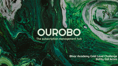 Ourobo: The subscription management hub product design ui ux research