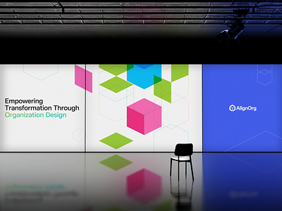 AlignOrg - Event Screen branding design graphic design identity illustration logo visual identity