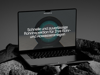 Rohrinspekt GmbH - Landing page clean dark mode grid hero home page landing landing page layout minimal ui uidesign webflow website