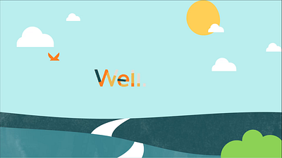 Wellkind | Health app logo animation animation b2c brand branding chronic conditions chronic illness healthcare illustration logo logo animation medical motion graphics tracker type animation wellness