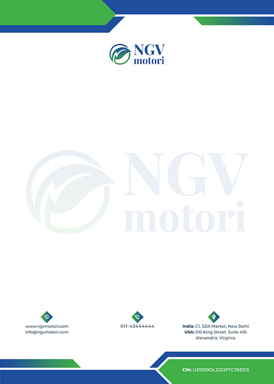 NGV Motori branding graphic design ui