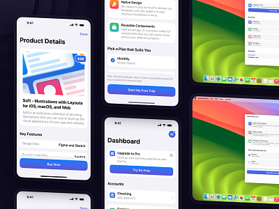 AppLayoutsUI - iOS and macOS Screens design digital design ios ios app ios app design ios app ui ios design ios ui iphone app design mac app design macos macos design mobile app ui product design ui ui for ios ui for ios app ui for iphone app ui for mac uiux