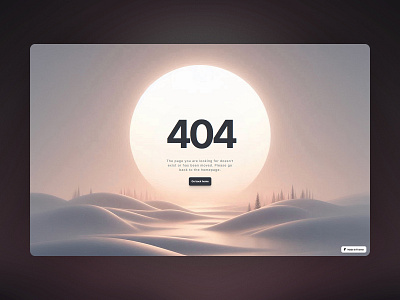 Zen 404 404 cleandesign minimalistic modern modernaesthetic userfriendly visualappeal