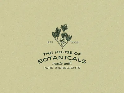 The House of Botanicals adobe illustrator branding design graphic design logo