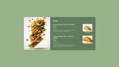 Daily UI #043 - Food Menu Items 100 days ui challenge adobe figma food menu items ui ui challenge ui design