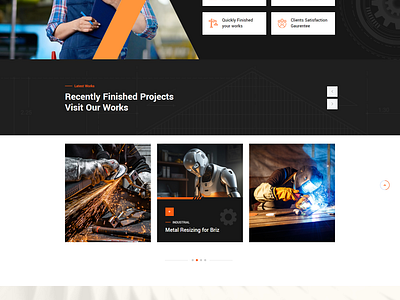 Indastre – Industry Factory and Construction HTML5 Template refinery