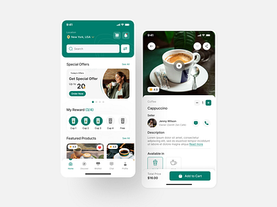 Coffee Shop Mobile App UIUX Design | Figma | App Design app design app ui app ui designer coffee app coffee delivery app coffee shop app design designer figma figma designer hire designer hire mobile app designer hire ui ux designer mobile ui designer ui ui design user experience user interface ux ux design