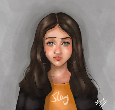 Character painting on Procreate