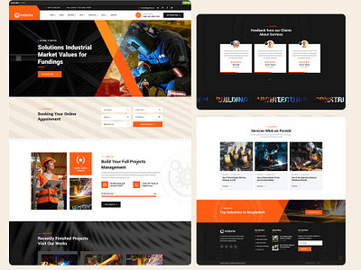 Indastre – Industry Factory and Construction HTML5 Template refinery