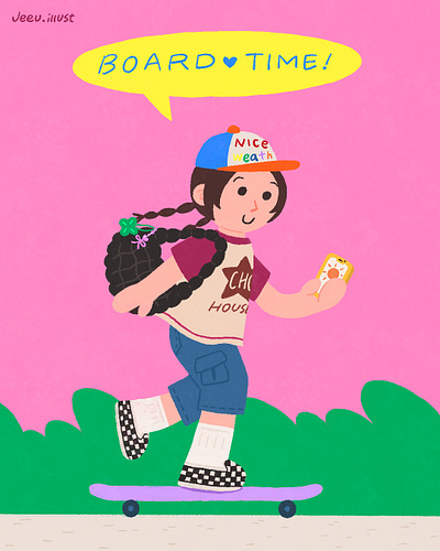 board time! illustration branding graphic design illustration 일러스트