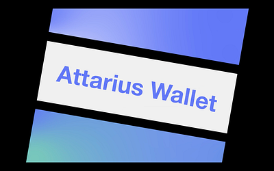 Attarius Wallet animation attarius blockchain branding motion graphics