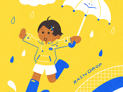 rain drop illustration branding design graphic design illustration 일러스트