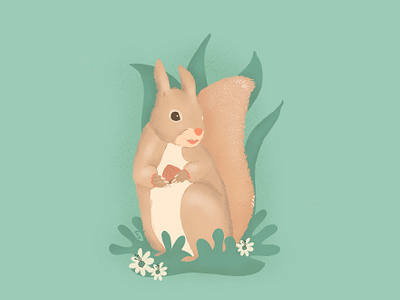 i'm not squirrel digitalpainting illustration inspiration visualdesign