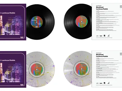 Blockhead - Luminous Rubble KPM / Def Presse release. branding design graphic design illustration logo product design typography vector