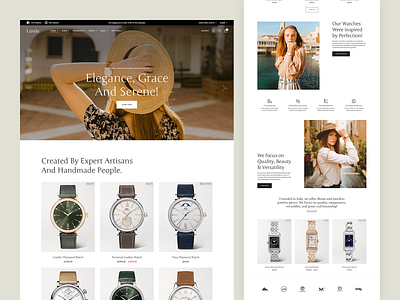 Luxria Watches Store accessories business creative ecommerce fashion fashion store handcrafted handmade jewellery jewelry shop jewelry store luxury online store shop store ui ux ux design watches shop woocommerce