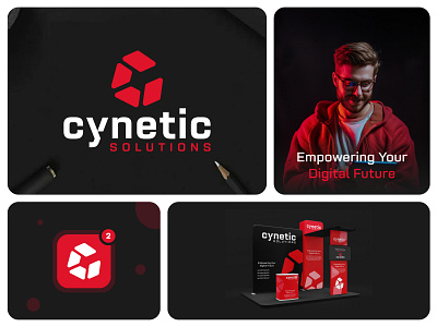 Cynetic Solutions Brand Identity brand identity branding c later logo c logo design logo logo design logo designer logo folio logo mark logos minimal logo modern design modern logo tech brand tech logo